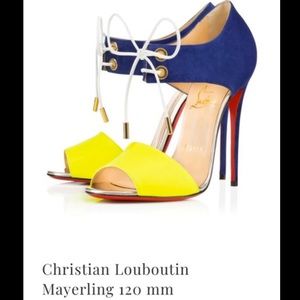 NEVER WORN louboutin mayerling 120mm size 37